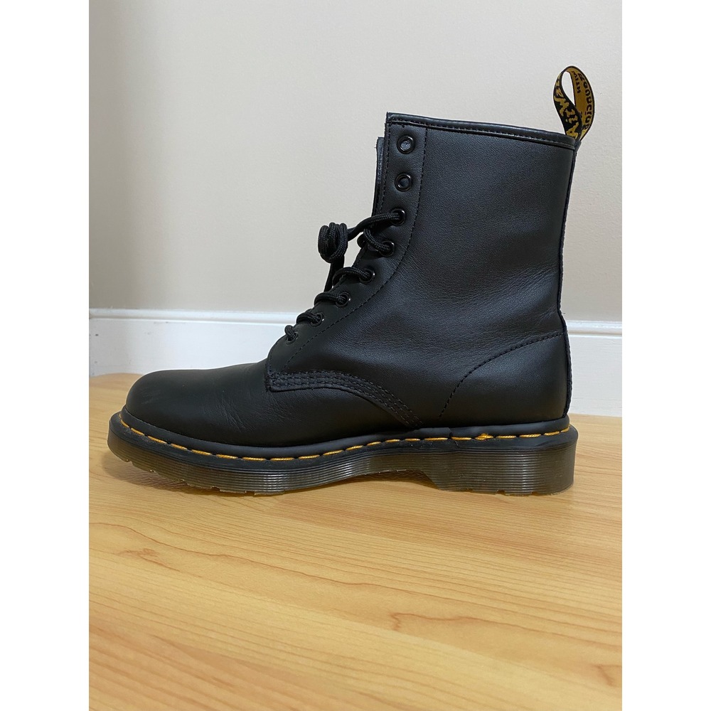 Dr. Martens 1460 Vonda Black Rose Embroidered Leather Boots Womens 9 Mens 8 - Picture 4 of 10